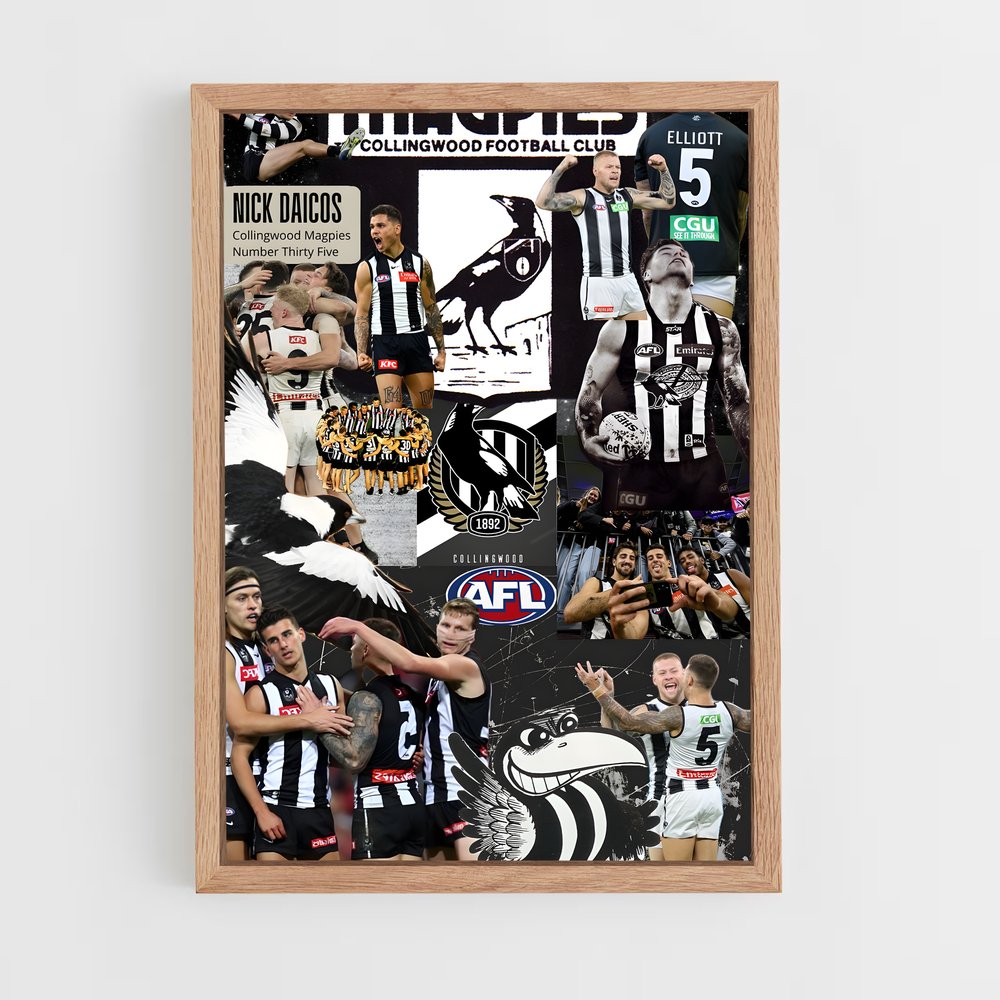 Poster L'Essence des Magpies – affiche Football australien (vue 4)